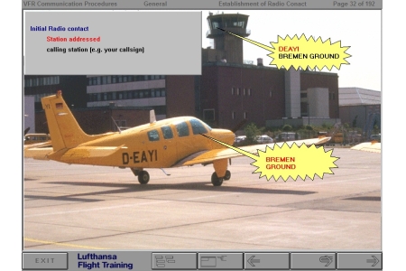 آموزش مکالمات رادیویی VFR